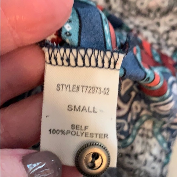 NWT Altar’d State Button Down front tie Top - Picture 7 of 8